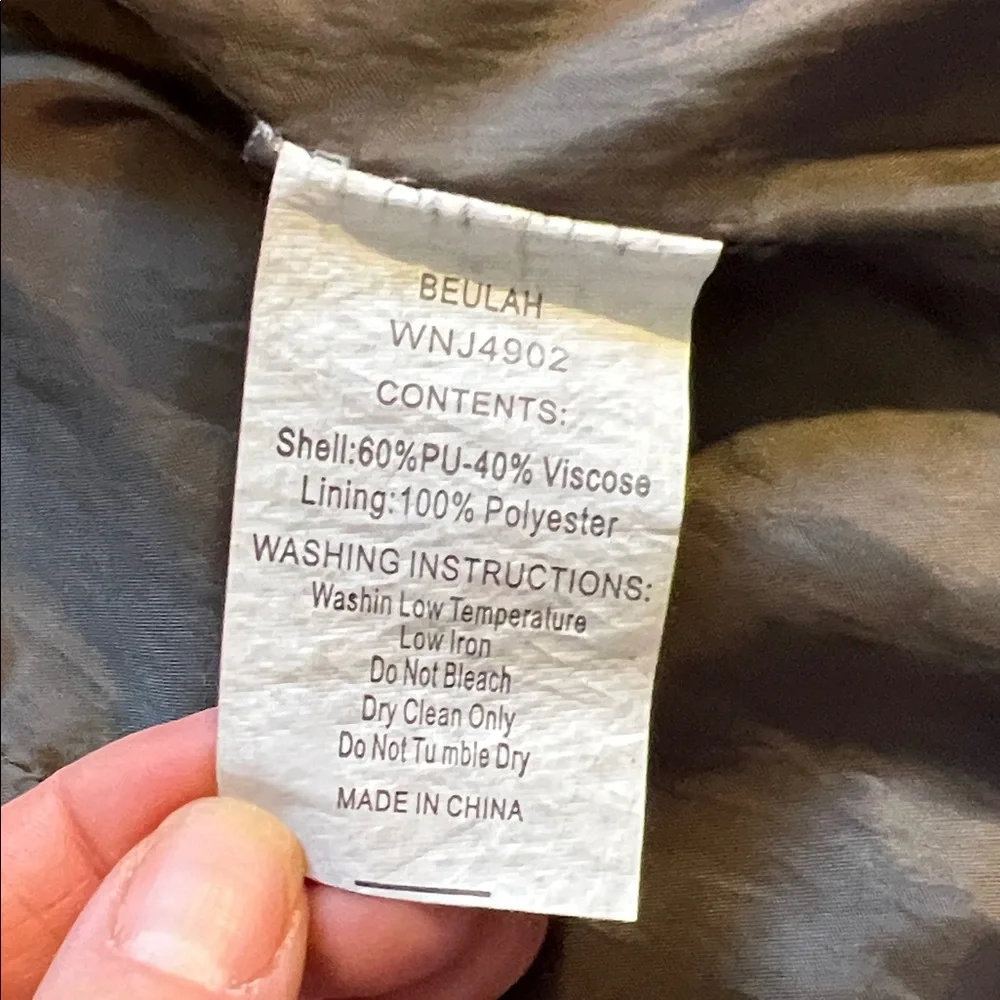 Beulah Gray Shell Motto Jacket - Picture 5 of 11